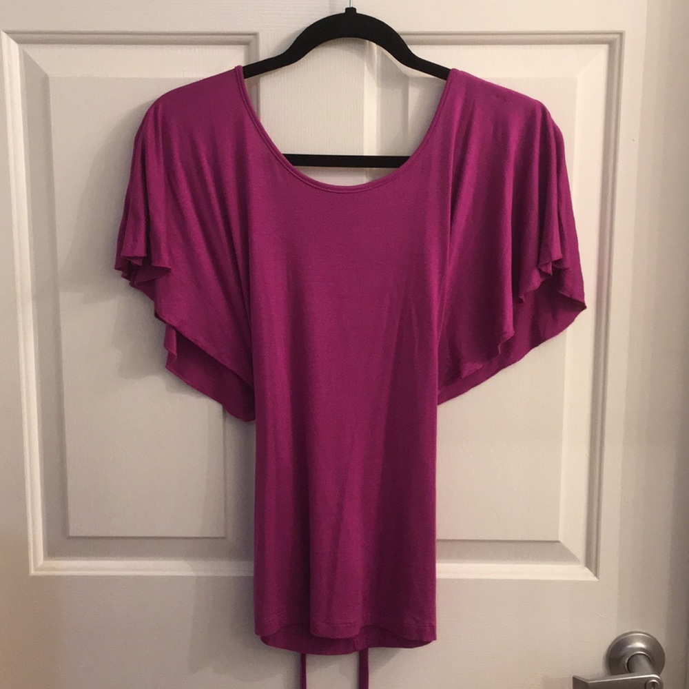 Grayson Magenta Dolman Sleeves Top Size XS NWOT